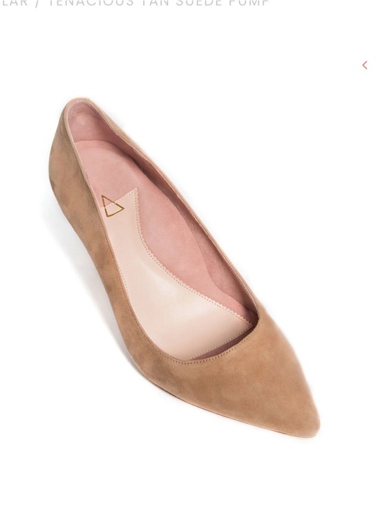 Ally Shoes - Ally Tenacious Tan Suede Pump